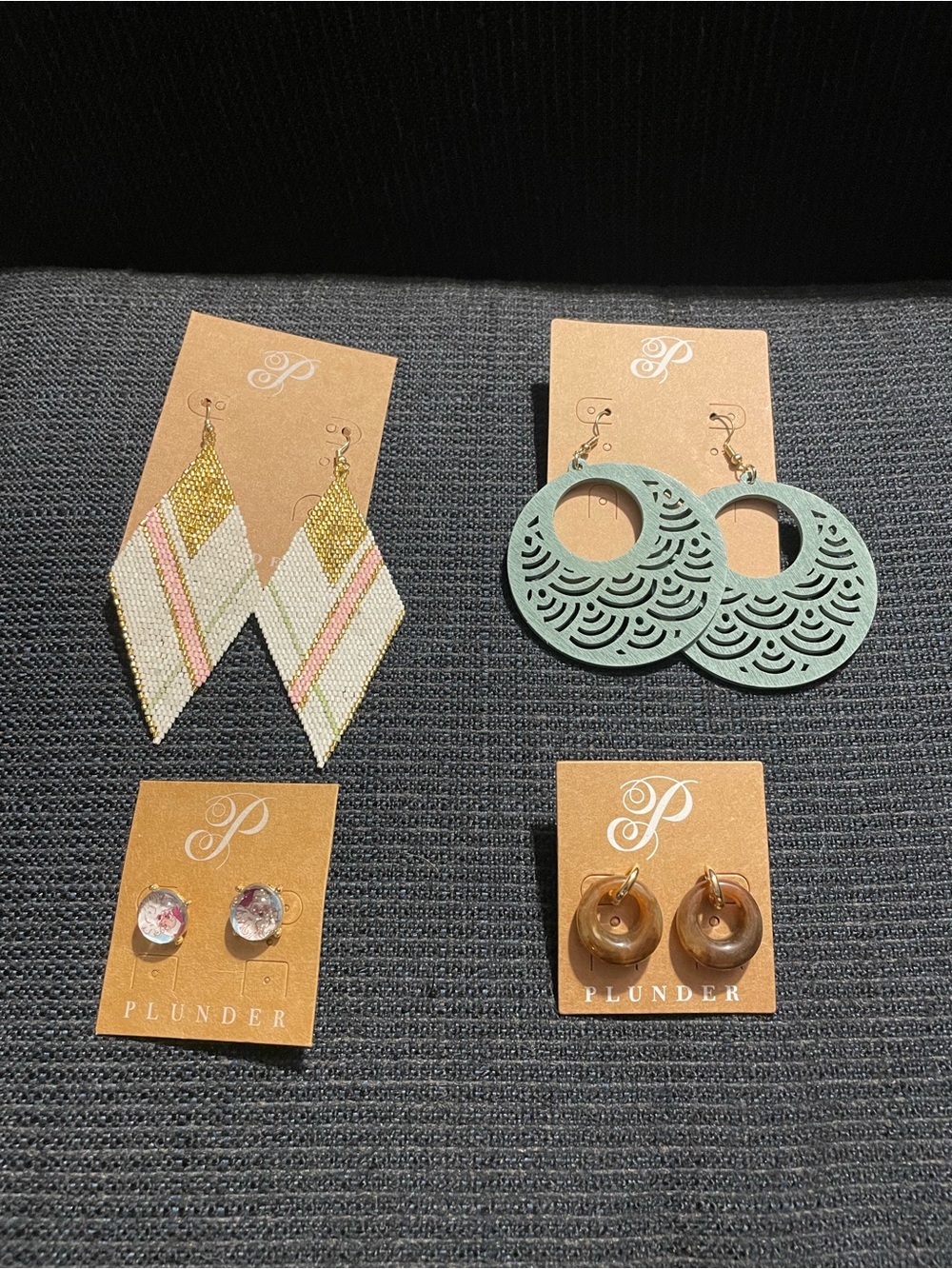 Plunder Earrings (4 Pairs)